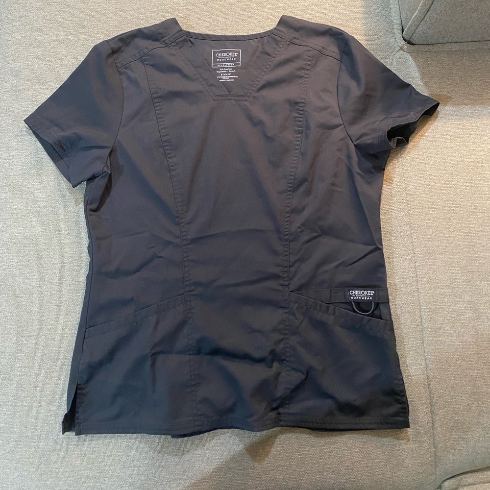 Grey Cherokee Scrub Top